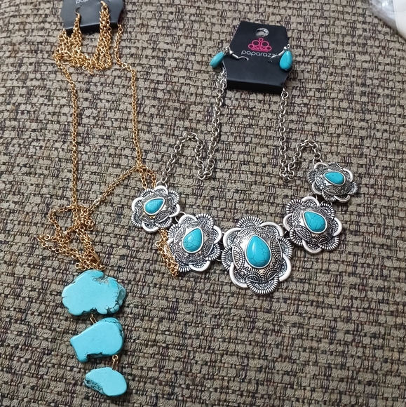 Turquoise lot of 6 necklaces - Picture 4 of 4